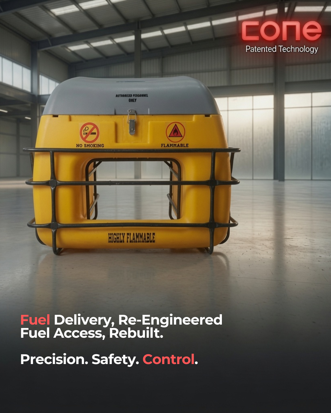 Cone Fuel pod — close view